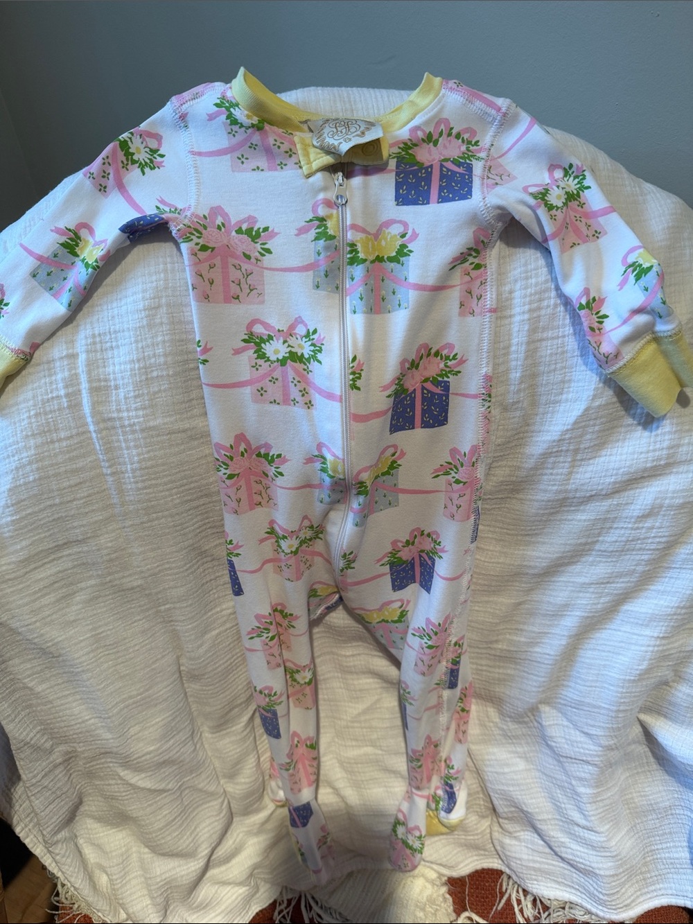 The Beaufort Bonnet Company birthday pajamas 12-18 months